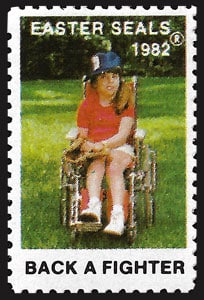 1982 Easter Seals, Back a Fighter Baseball, 2 of 4