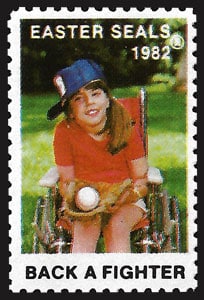 1982 Easter Seals, Back a Fighter Baseball, 4 of 4
