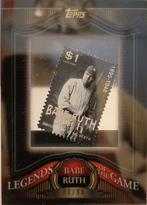 2009 Topps Legends of the Game – Babe Ruth (BR6)