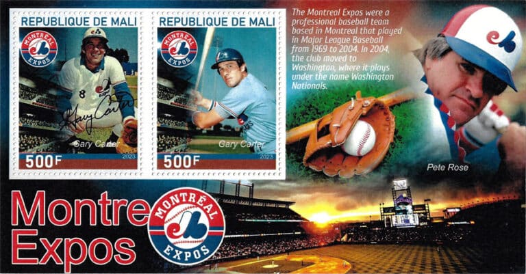 2023 Mali – Montreal Expos (2 values) with Gary Carter