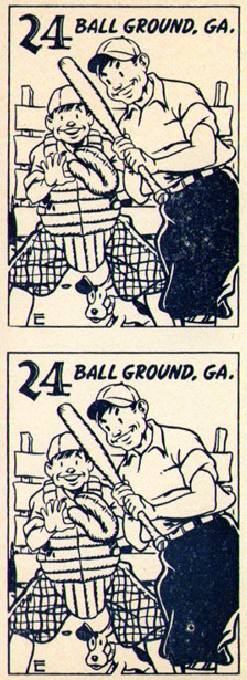 1939 – John Coulthard Poster Stamps, Baseball
