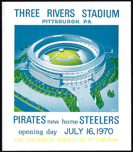 1970 The Philatelic Society of Pittsburgh – Three Rivers Stadium (day)