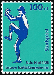 1985 Netherlands – European Honkbal Championship, 100 ct