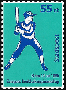 1985 Netherlands – European Honkbal Championship, 55 ct