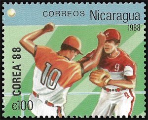 1988 Nicaragua – XXIV Juegos Olimpicos Corea '88 stamp
