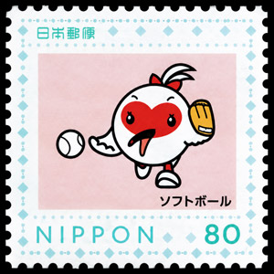 2009 Japan – Tohoku Electric Power Big Swan Stadium – Tokimeki Niigata National Sports Festival, baseball pitcher mascot