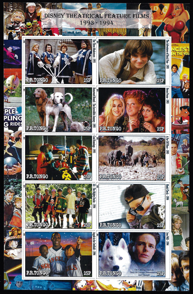 2012 PR Tongo – Disney Theatrical Feature Films 1993-1994, Angels in the Outfield