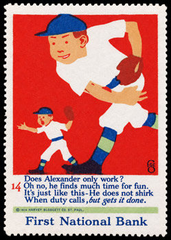 1914 – Thrifty Alexander, First National Bank