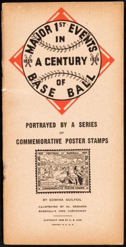 Major 1st Events – Commemorative Baseball Stamps Cover