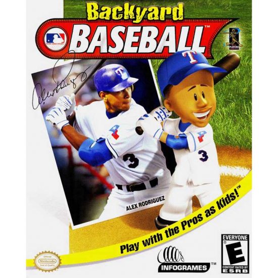 Backyard Baseball, 2004 with Alex Rodriguez