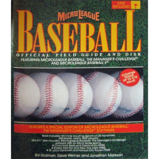 MicroLeague Baseball Official Field Guide & Disk