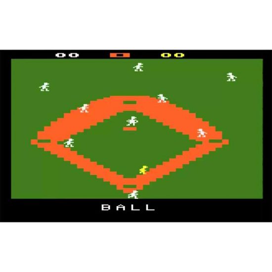 Super Baseball screenshot (Atari 2600)